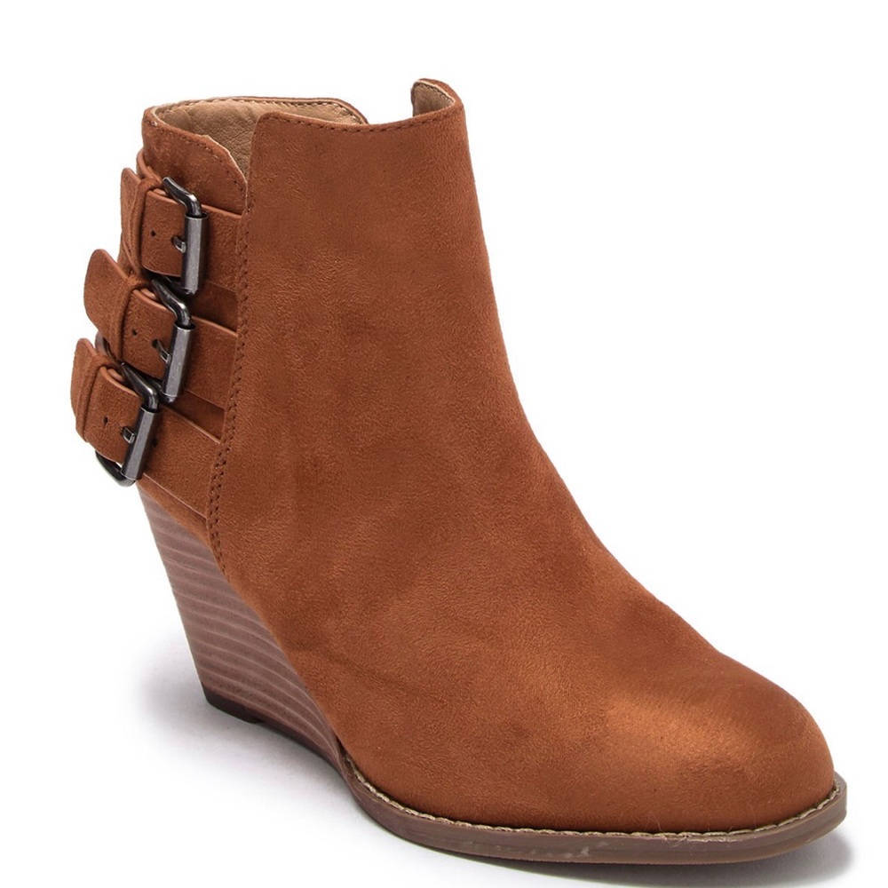 Dolce Vita “Ginalee” Wedge Buckle Bootie